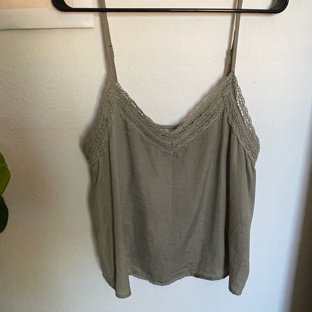 Green camisole